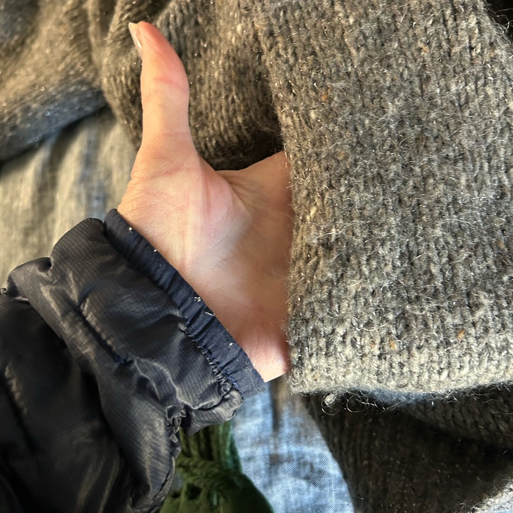 Vince Pullover Marled Metallic Wide Neck Sweater - Picture 8 of 9